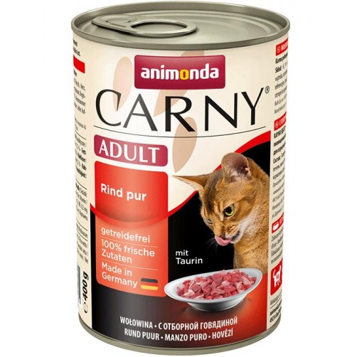 کنسرو پروتئین خالص گاو کارنی مخصوص گربه های بالغ/ 400 گرمی
